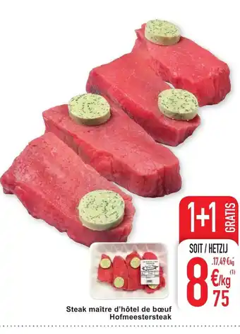 Cora Steak maître d'hôtel de boeuf hofmeestersteak aanbieding