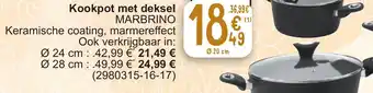 Cora Kookpot met deksel 20cm aanbieding
