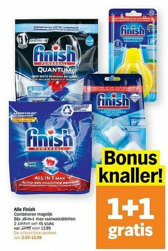 Albert Heijn All-in-1 max vaatwastabletten aanbieding