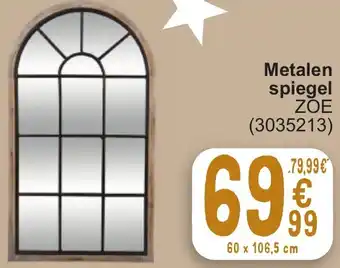 Cora Metalen spiegel ZOE 3035213 aanbieding