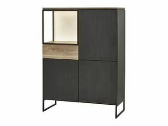 Barkast PORTOFINO - Bovenblad Old Oak Hout