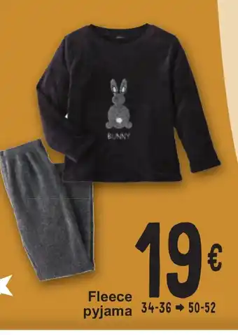 Cora Fleece pyjama aanbieding