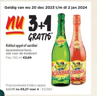 Kidibul appel of aardbei Fles 750 ml