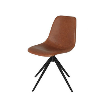 Deba Meubelen Draaibare stoel J510 - Vintage cognac Bruin aanbieding