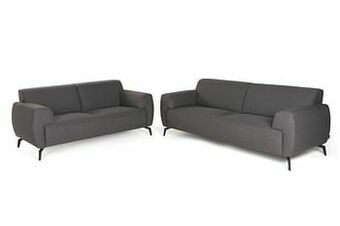 Deba Meubelen Set van 2,5-zit en 3,5-zit BALTIMORE Grijs aanbieding