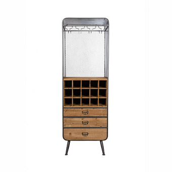 Kast wijnkast VINO - Wood Hout