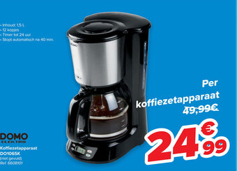 Carrefour Koffiezetapparaat aanbieding