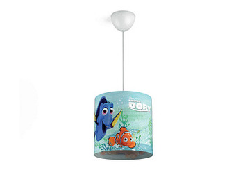 Deba Meubelen Hanflamp FINDING DORY - Blauw Multicolor aanbieding