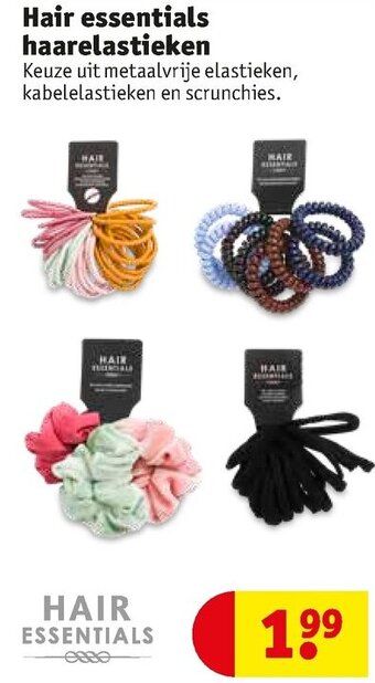 Kruidvat Hair essentials haarelastieken aanbieding