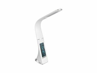 Tafellamp / nachtlamp met klok COGNOLI - Wit Wit