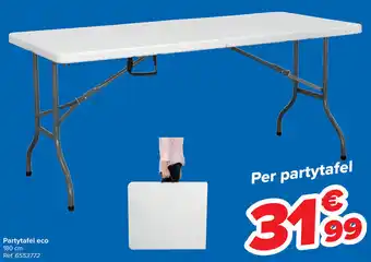 Carrefour Partytafel eco Ref: 6553772 aanbieding