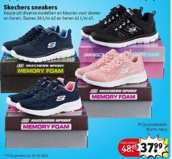 Kruidvat Skechers sneakers aanbieding