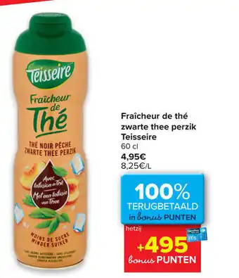 Fraîcheur de thé zwarte thee perzik