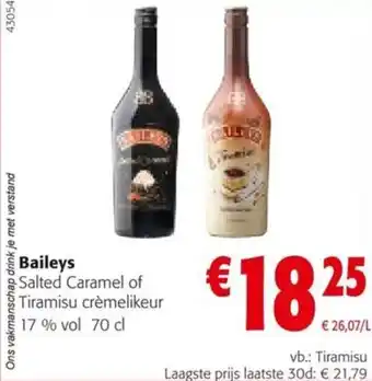 Baileys Salted Caramel of Tiramisu crèmelikeur