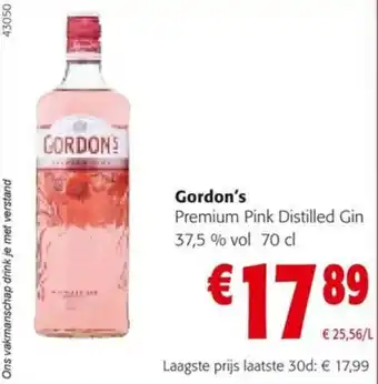 Colruyt Gordon's Premium Pink Distilled Gin aanbieding