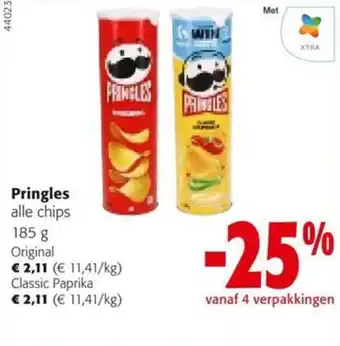 Pringles alle chips 185 g