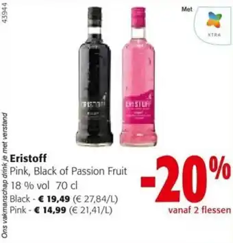 Colruyt Eristoff aanbieding