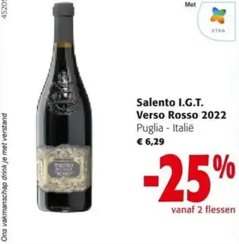 Colruyt Salento I.G.T. Verso Rosso 2022 aanbieding