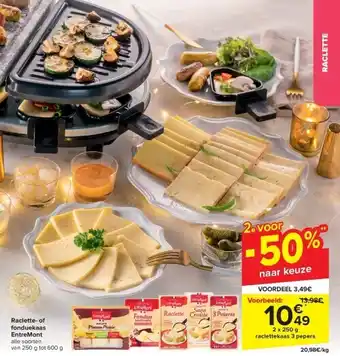 Raclette- of fonduekaas entremont
