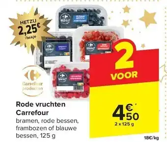 Carrefour Rode vruchten carrefour aanbieding