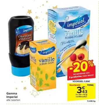 Carrefour Gamma imperial aanbieding