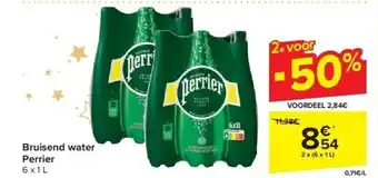 Carrefour Bruisend water perrier aanbieding