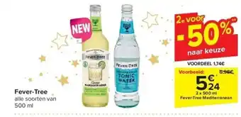 Carrefour Fever-tree aanbieding