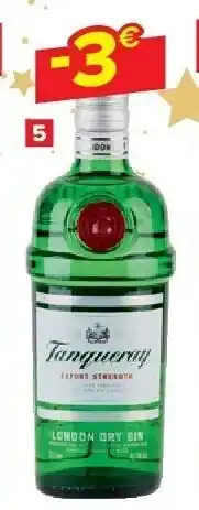 Carrefour Gin london dry tanqueray aanbieding