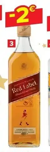 Carrefour Whisky red label johnnie walker aanbieding