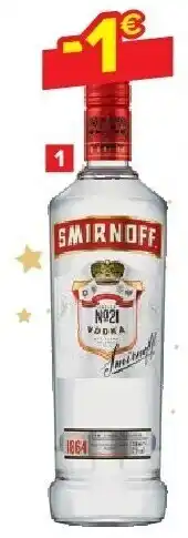 Carrefour Wodka original smirno aanbieding