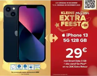 Carrefour Iphone 13 5g 128 gb aanbieding