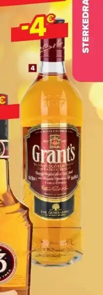 Carrefour Whisky grant’s aanbieding