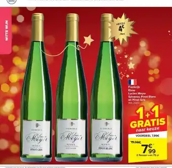 Frankrijk elzas lucien meyer sylvaner, pinot blanc en pinot gris