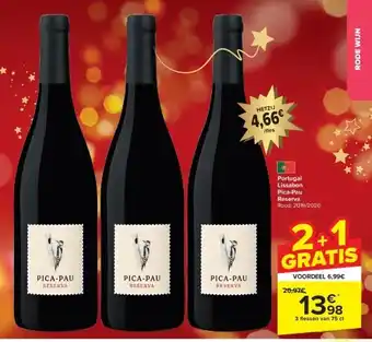 Carrefour Portugal lissabon pica-pau reserva aanbieding