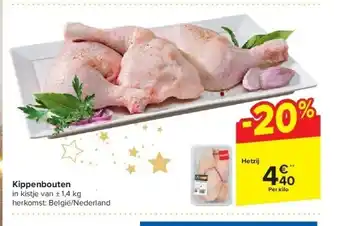 Carrefour Kippenbouten aanbieding