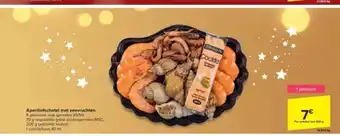 Carrefour Aperitiefschotel met zeevruchten aanbieding