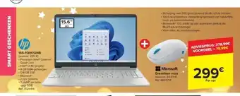 Carrefour Hp 15s-fq0012nb + draadloze muis aanbieding