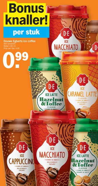 Albert Heijn Douwe egberts ice coffee aanbieding
