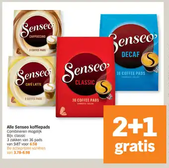 Alle senseo koffiepads