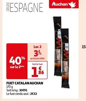 Auchan Fuet catalan auchan aanbieding