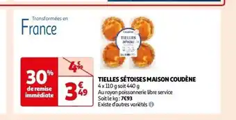 Auchan Tielles sétoises maison coudène aanbieding