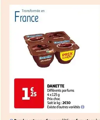 Auchan Danette aanbieding