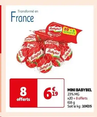 Auchan Mini babybel aanbieding
