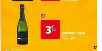 Auchan Cava brut tigalo aanbieding