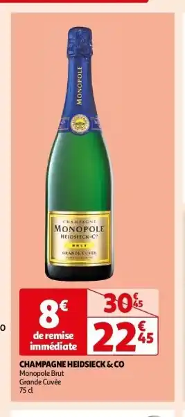 Auchan Champagne heidsieck & co aanbieding