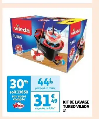 Kit de lavage turbo vileda