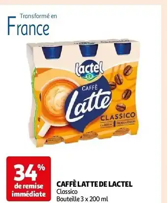 Auchan Caffè latte de lactel aanbieding