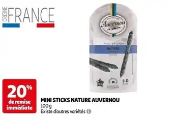 Mini sticks nature auvernou