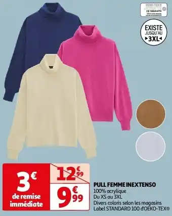 Auchan Pull femme inextenso aanbieding