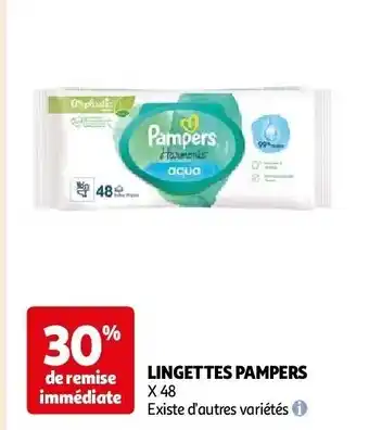 Auchan Lingettes pampers aanbieding